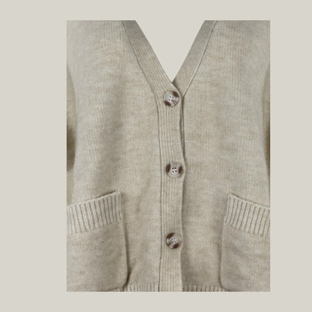 Cardigan Over con Bottoni e Tasche Gaely Suncoo