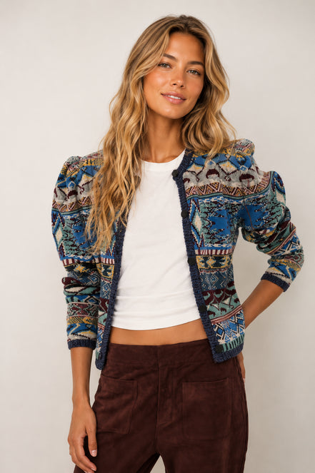 Ba&sh, Cardigan Jaquard Maja