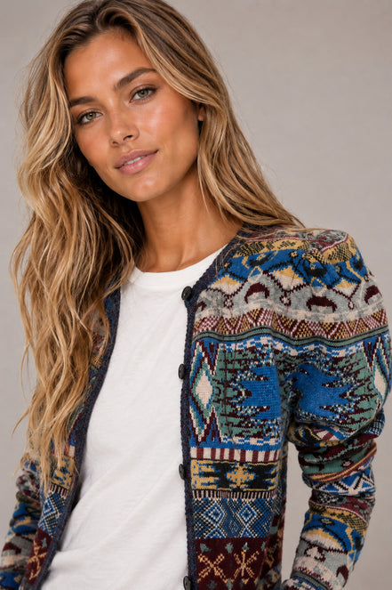Ba&sh, Cardigan Jaquard Maja