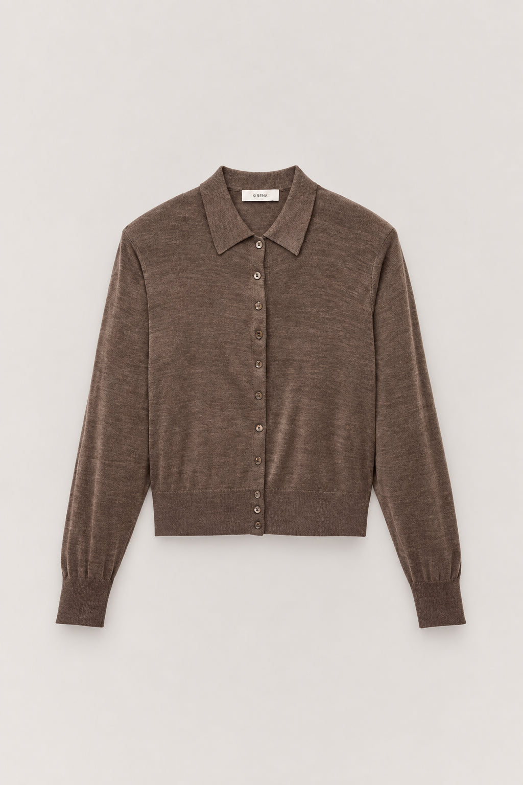 Ba&sh, Cardigan in Lana Extrafine con Spalline, Boston