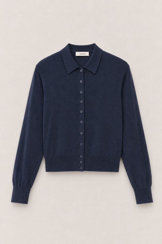 Ba&sh, Cardigan in Lana Extrafine con Spalline, Boston