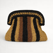 Suncoo, Clutch a Righe in Rafia Arvel