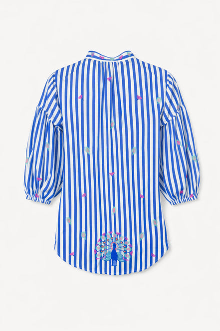 Camicia Coreana Bastoncino con Ricami Nimo with Love