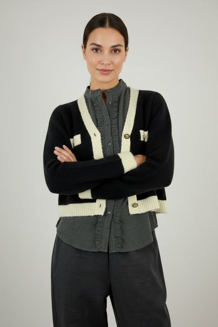 Camicia Coreana in Flanella con Rouches Em...ma