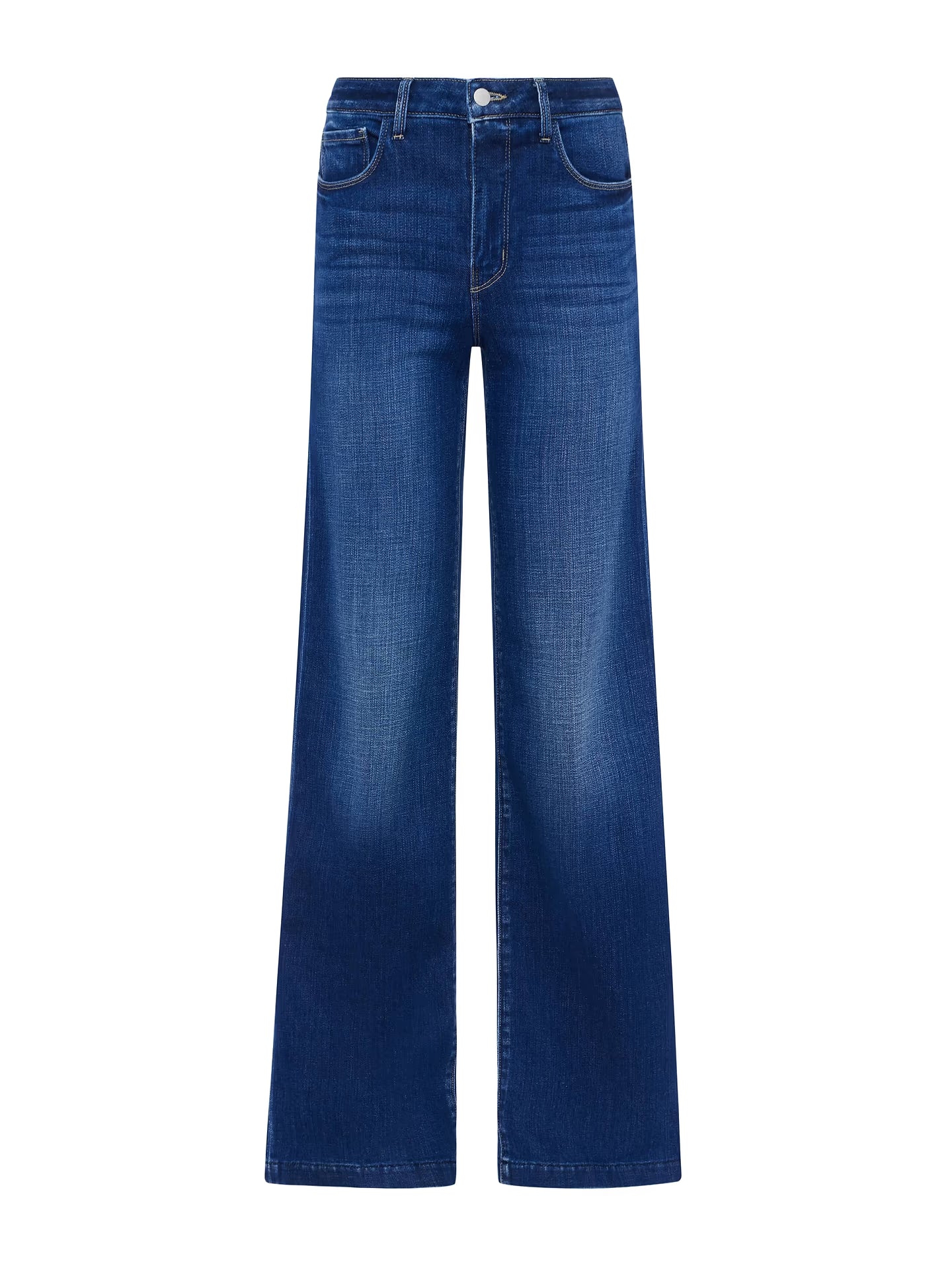 Denim Gamba Larga Blu Sbiadito Delany Scottie L'Agence