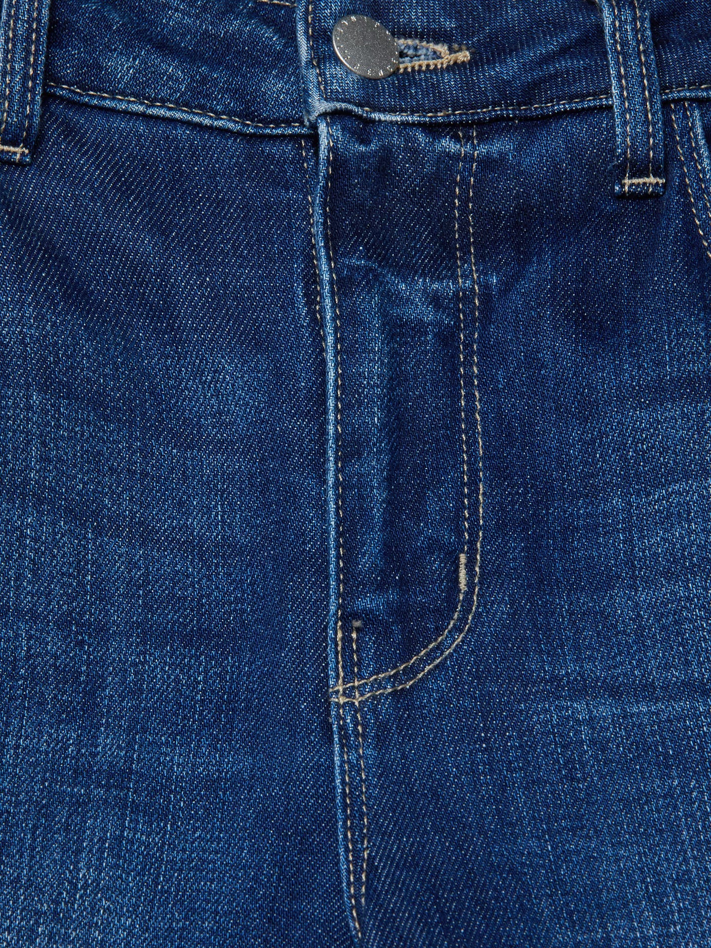 Denim Gamba Larga Blu Sbiadito Delany Scottie L'Agence