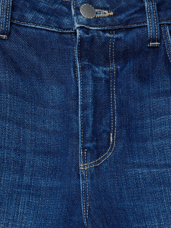 Denim Gamba Larga Blu Sbiadito Delany Scottie L'Agence
