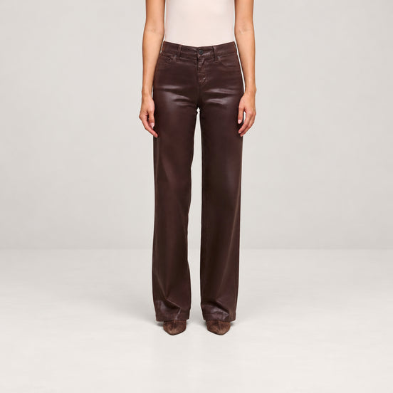 L'Agence, Jeans spalmato a gamba larga Clayton