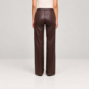 L'Agence, Jeans spalmato a gamba larga Clayton