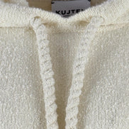 Felpa Cashmere Bouclè con Cappuccio Kujten