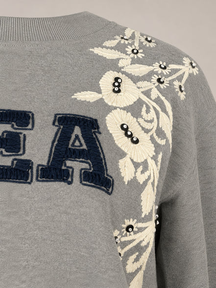 SEA New York, Felpa con Ricami Georgie