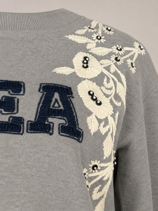 SEA New York, Felpa con Ricami Georgie