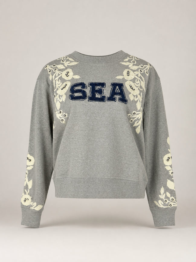 SEA New York, Felpa con Ricami Georgie