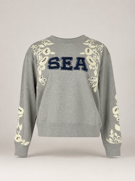 SEA New York, Felpa con Ricami Georgie
