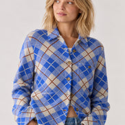 Guest in Residence, Giacca Camicia Dylan Checked  in Cashmere