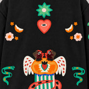 TAIEUR, Giacca in Lana con Ricami Ange Tarot