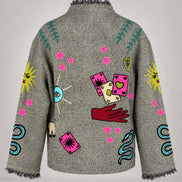 TAIEUR, Giaccone Lana e Cashmere Olga Tatoo
