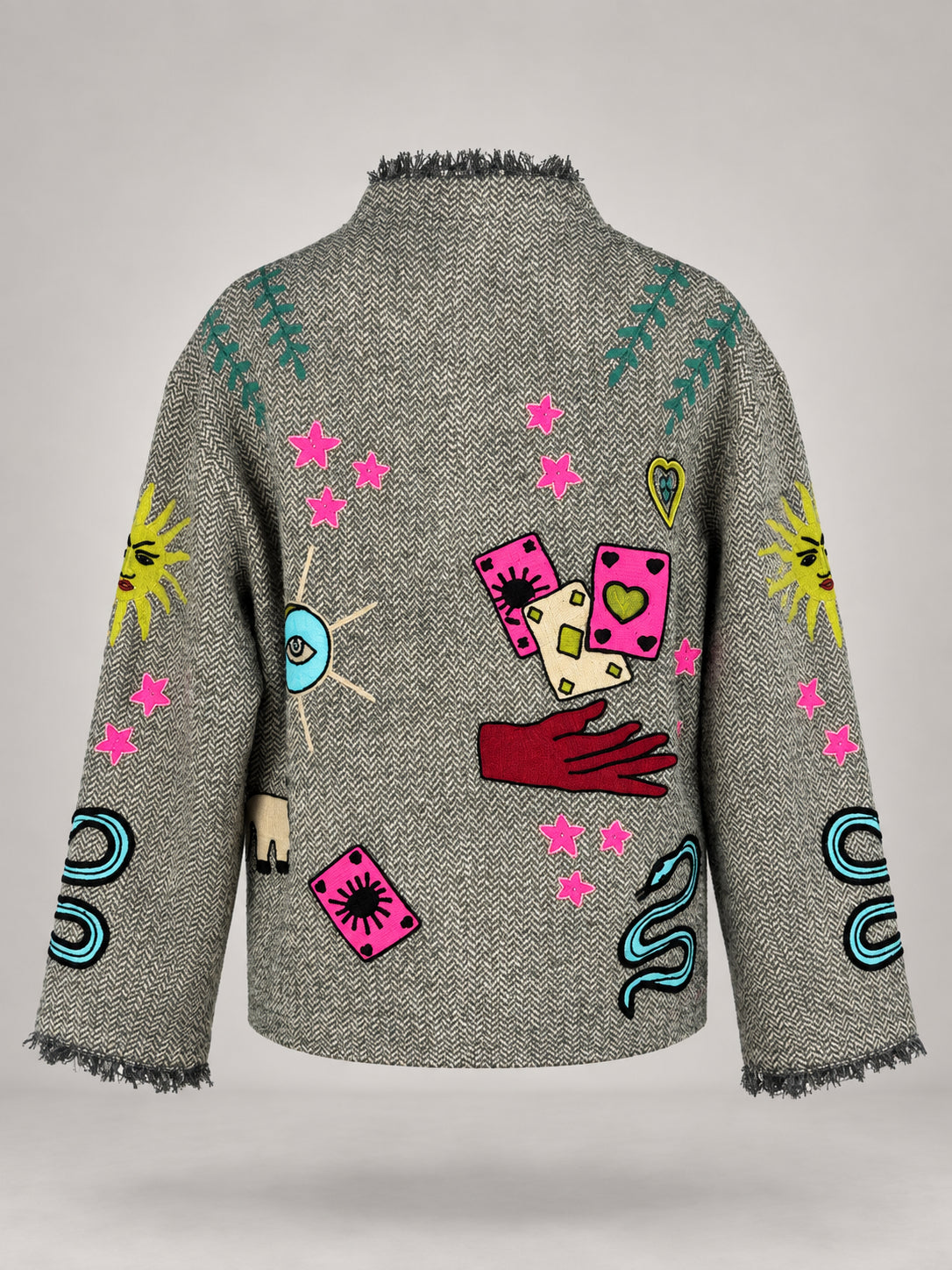 TAIEUR, Giaccone Lana e Cashmere Olga Tatoo
