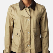 Trench Corto Impermeabile Beige Bazar de Luxe