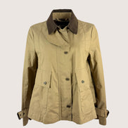 Trench Corto Impermeabile Beige Bazar de Luxe