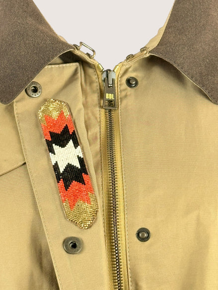 Trench Corto Impermeabile Beige Bazar de Luxe