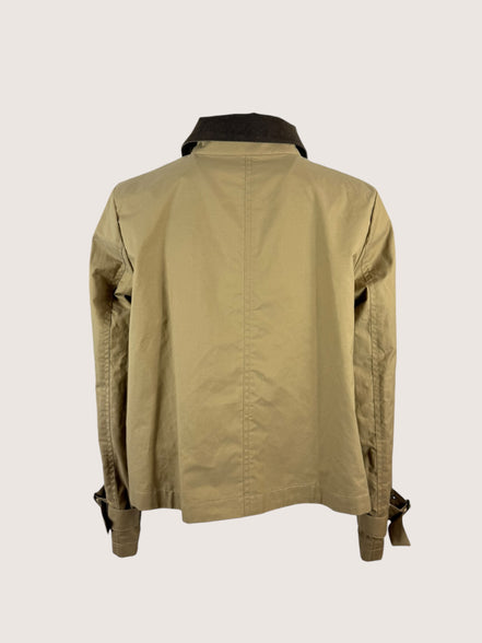 Trench Corto Impermeabile Beige Bazar de Luxe