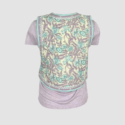 Gilet Trapuntato In Cotone Fantasia Karina Maison Hotel