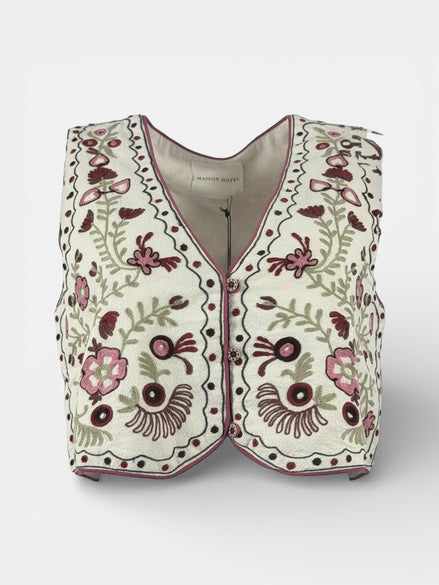 Gilet Corto con Ricami Liberty Maison Hotel