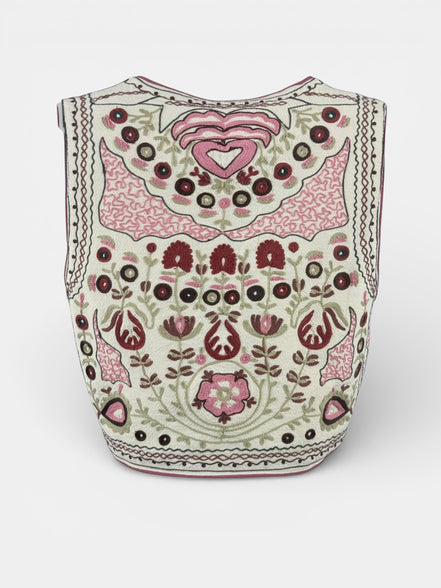 Gilet Corto con Ricami Liberty Maison Hotel