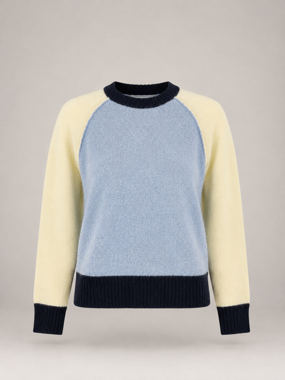 Kujten, Maglia in Cashmere Girocollo Muticolor