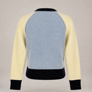 Kujten, Maglia in Cashmere Girocollo Muticolor