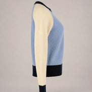 Kujten, Maglia in Cashmere Girocollo Muticolor