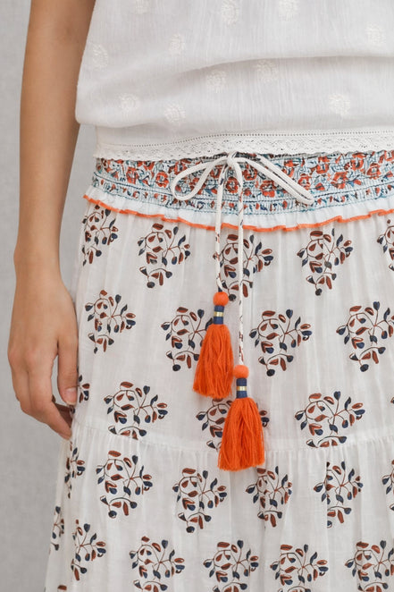 MA.BE Apparel, Maxi Skirt in Cotone Stella