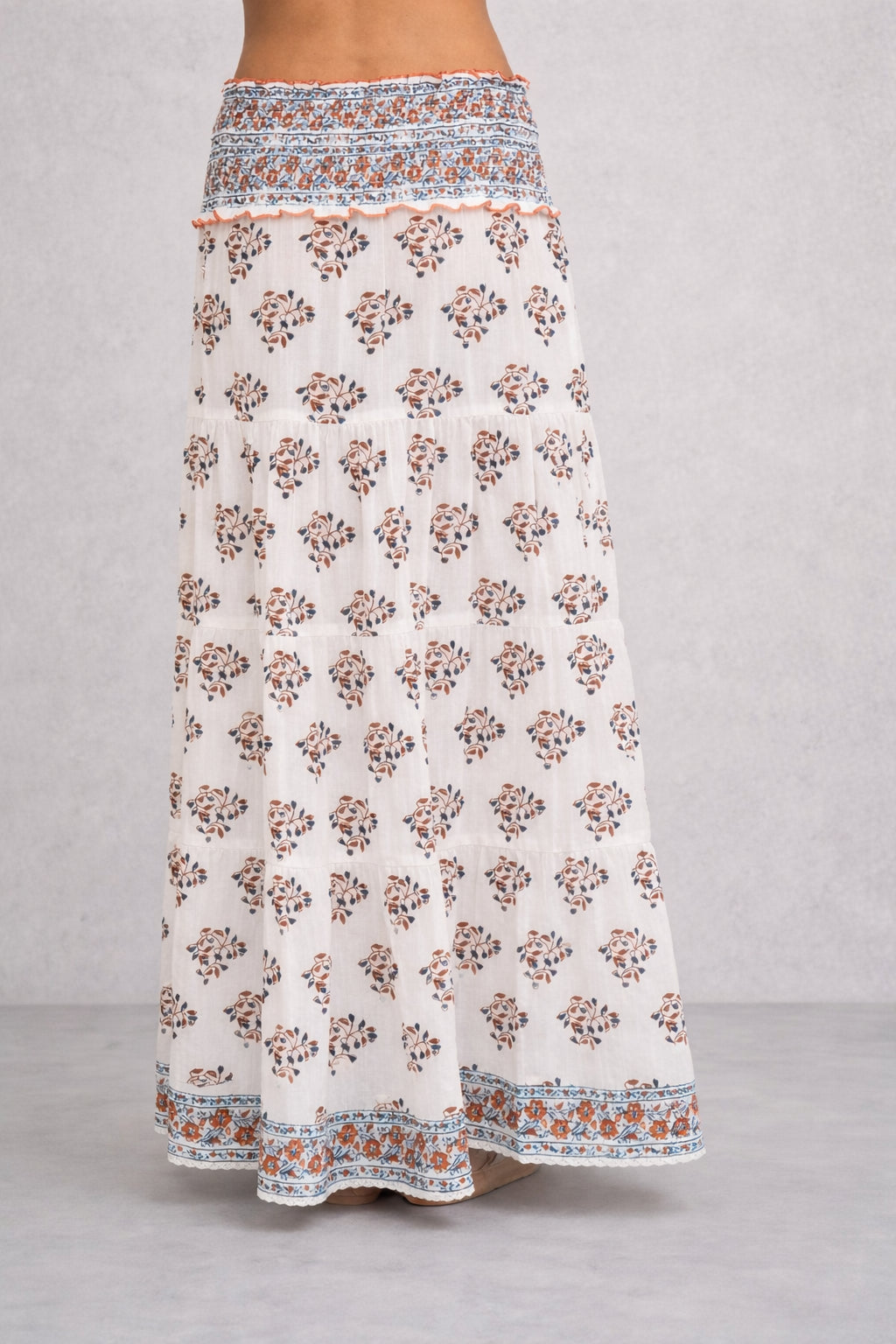 MA.BE Apparel, Maxi Skirt in Cotone Stella