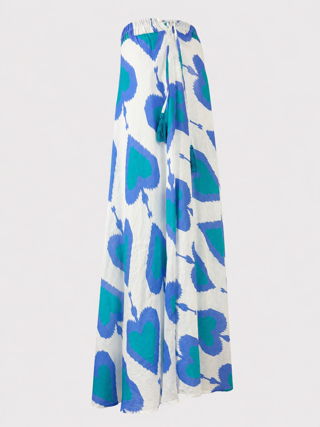 Nimo With Love, Gonna in Lino Fantasia Ikat Vanilla