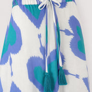 Nimo With Love, Gonna in Lino Fantasia Ikat Vanilla