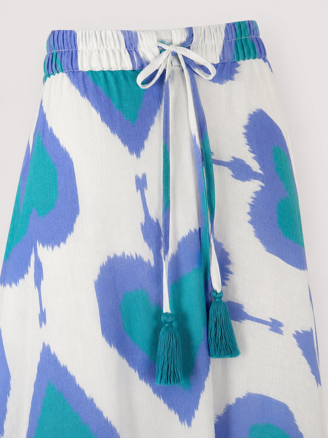 Nimo With Love, Gonna in Lino Fantasia Ikat Vanilla