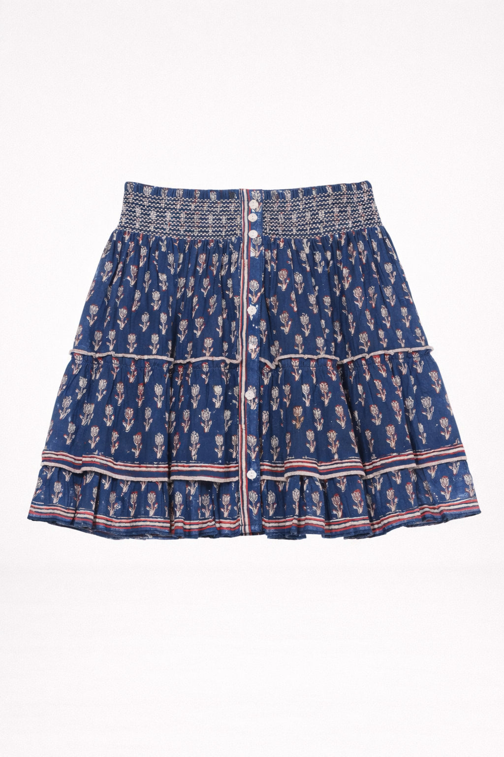 MA.BE Apparel, Mini Skirt in Cotone Stampato