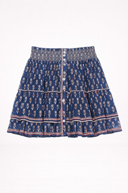 MA.BE Apparel, Mini Skirt in Cotone Stampato