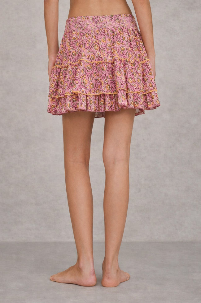 MA.BE Apparel, Mini Skirt in Cotone Stampato