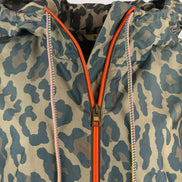 Giacca Impermeabile Animalier in Cotone Cerato Over Bazar de Luxe