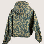 Giacca Impermeabile Animalier in Cotone Cerato Over Bazar de Luxe