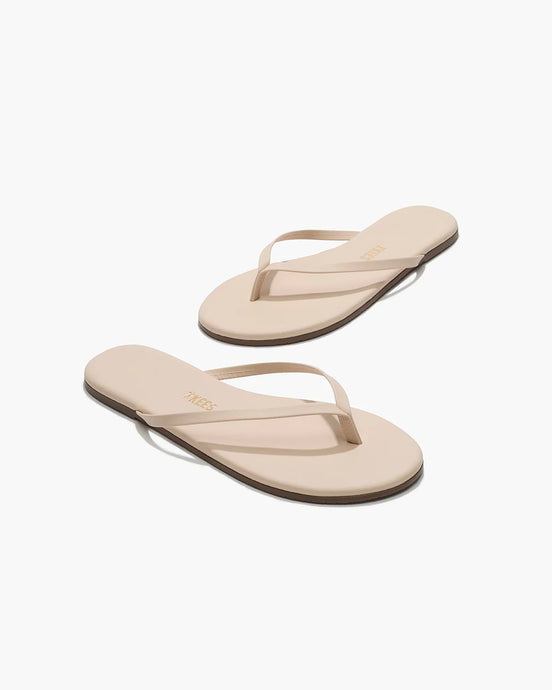 TKEES, Infradito Flip Flop in Pelle Lily