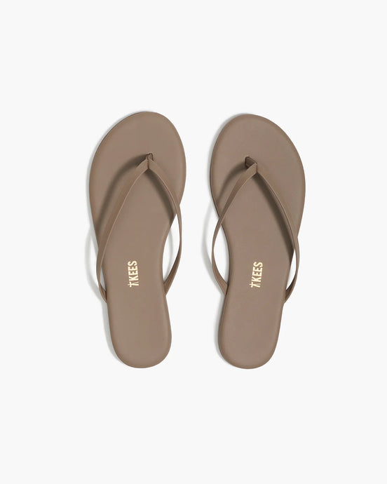 TKEES, Infradito Flip Flop in Pelle Lily