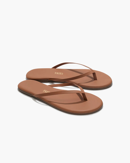 TKEES, Infradito Flip Flop in Pelle Lily