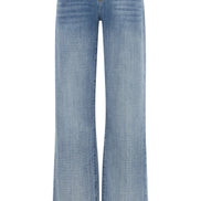 L'Agence, Denim Chiaro a Gamba larga con Vita Bassa Joanne