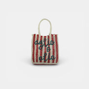 Shopper in Iuta con Scritte Lottie - The Jacksons
