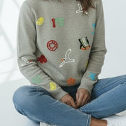 Maglia Girocollo Cashmere Tema Mare Jumper1234