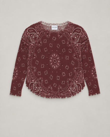 Kujten, Maglia in Cashmere Stampa Bandana