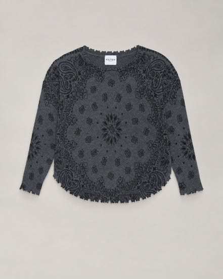 Kujten, Maglia in Cashmere Stampa Bandana